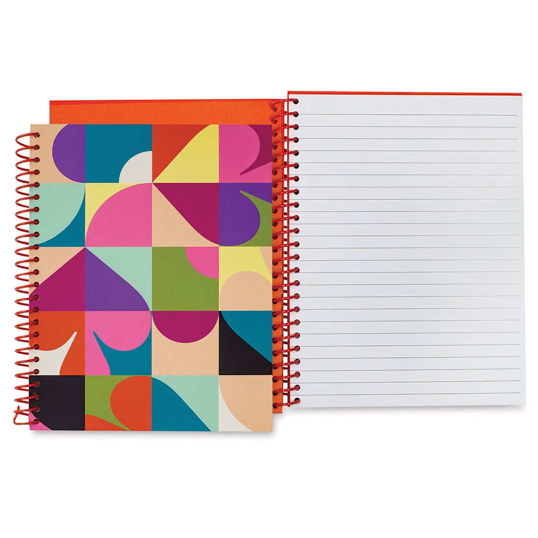 Open in modal - Kate Spade New York Spiral Notebook - Dot Geo (Multi-colored cover with lined page)