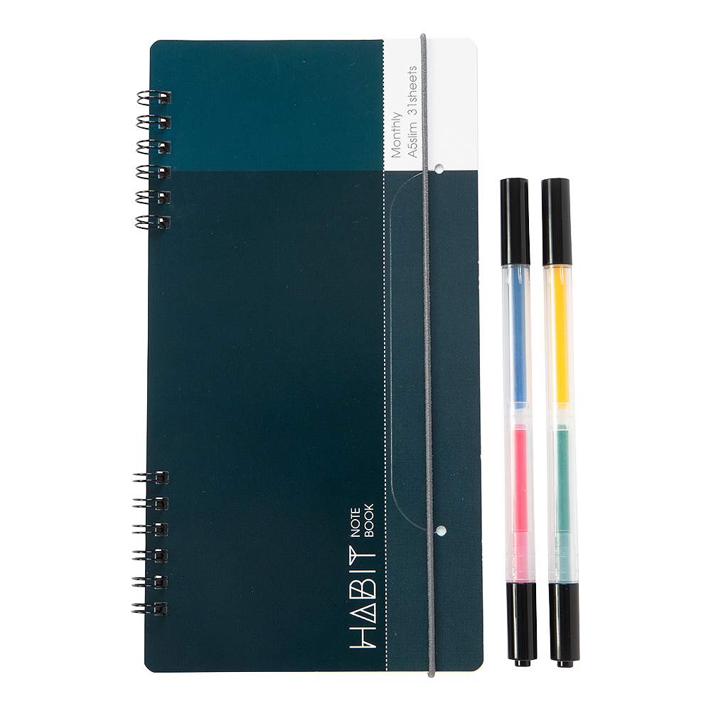Open in modal - Nakabayashi Notebook 4.33" x 8.27" (A5 Slim) - Blue