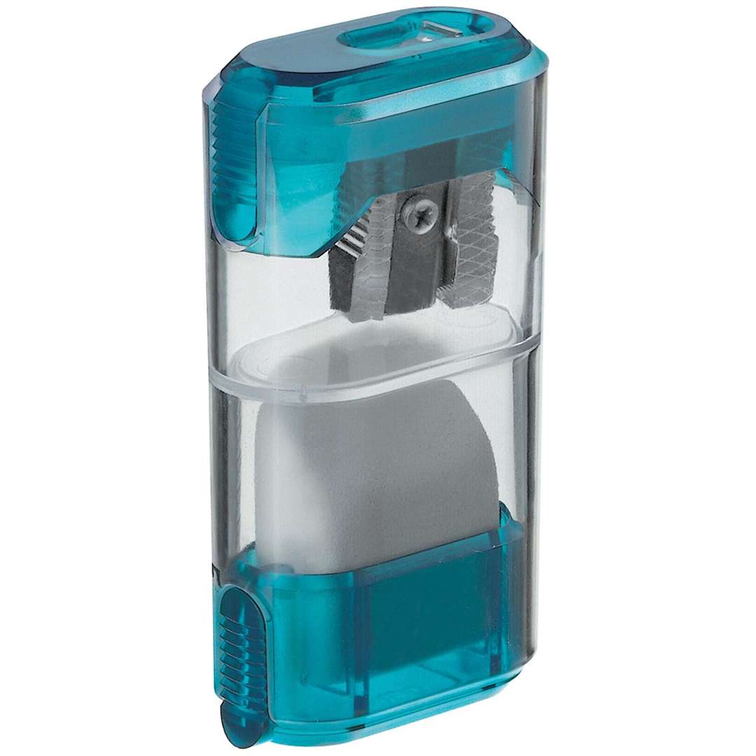 Open in modal - Sharpener Container with Eraser & Sliding Shutter 1 Hole Canister