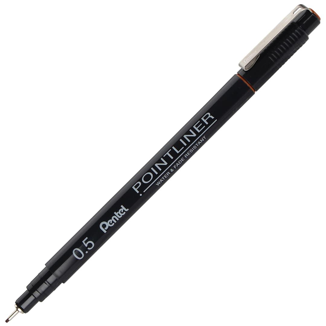 Open in modal - Pentel Arts Pointliner Pen .5mm - Sanguine