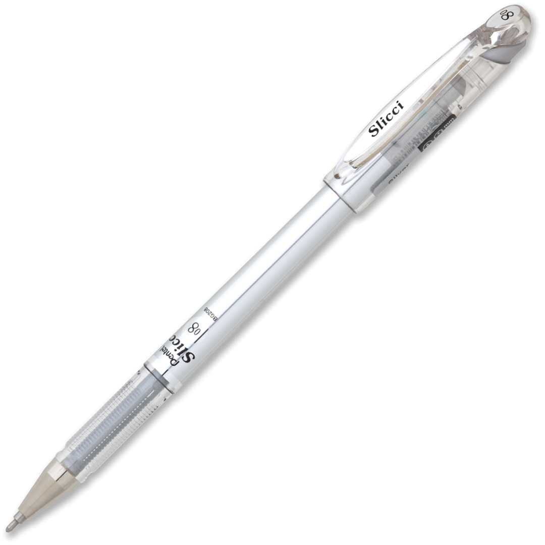 Open in modal - Slicci Metallic Gel Pen Silver