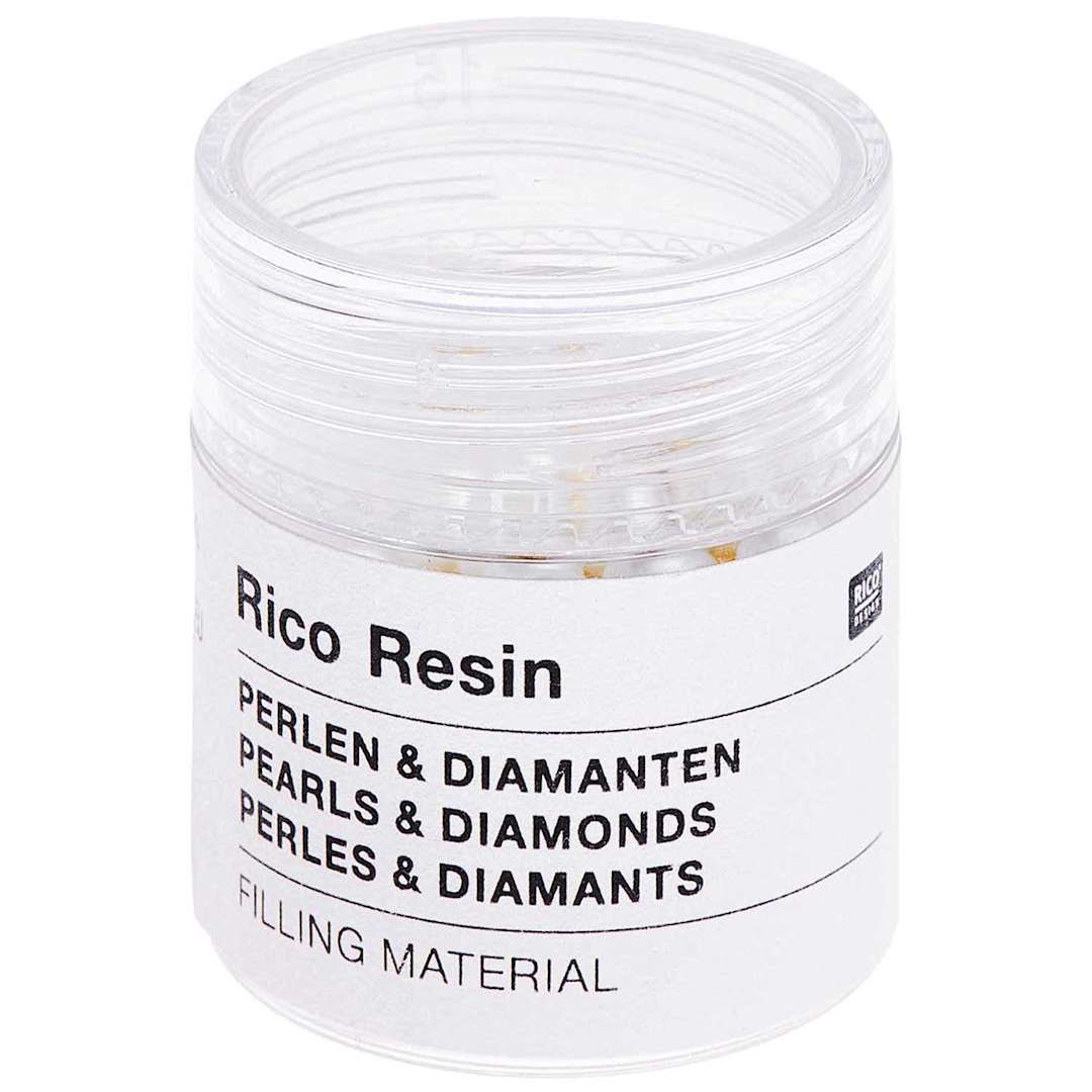Open in modal - Resin Filling Materials Pearls, Diamonds, Globules - Gold, 13.5g