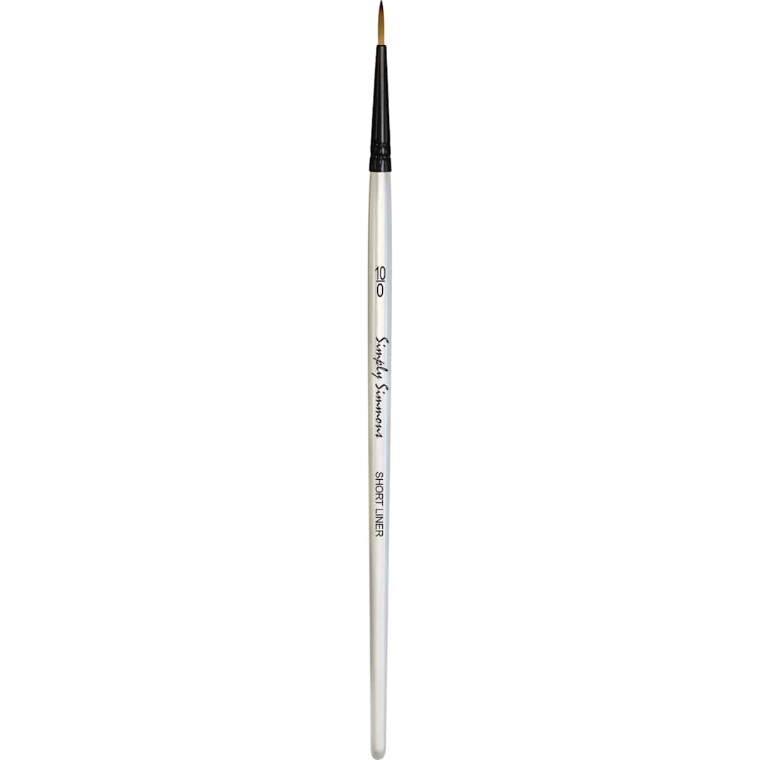 Open in modal - Robert Simmons Simply Simmons Short Handle Brush, Short Liner 10/0