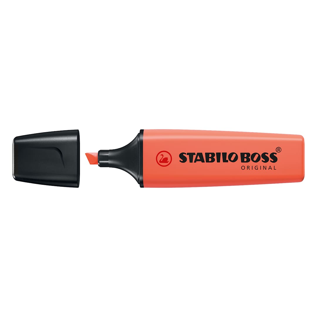 Open in modal - BOSS ORIGINAL Highlighter Pastel Mellow Coral Red