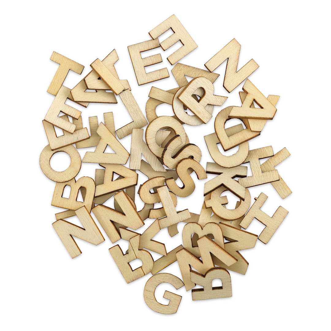 Open in modal - Wood Letters -Block Letters - 3/4"