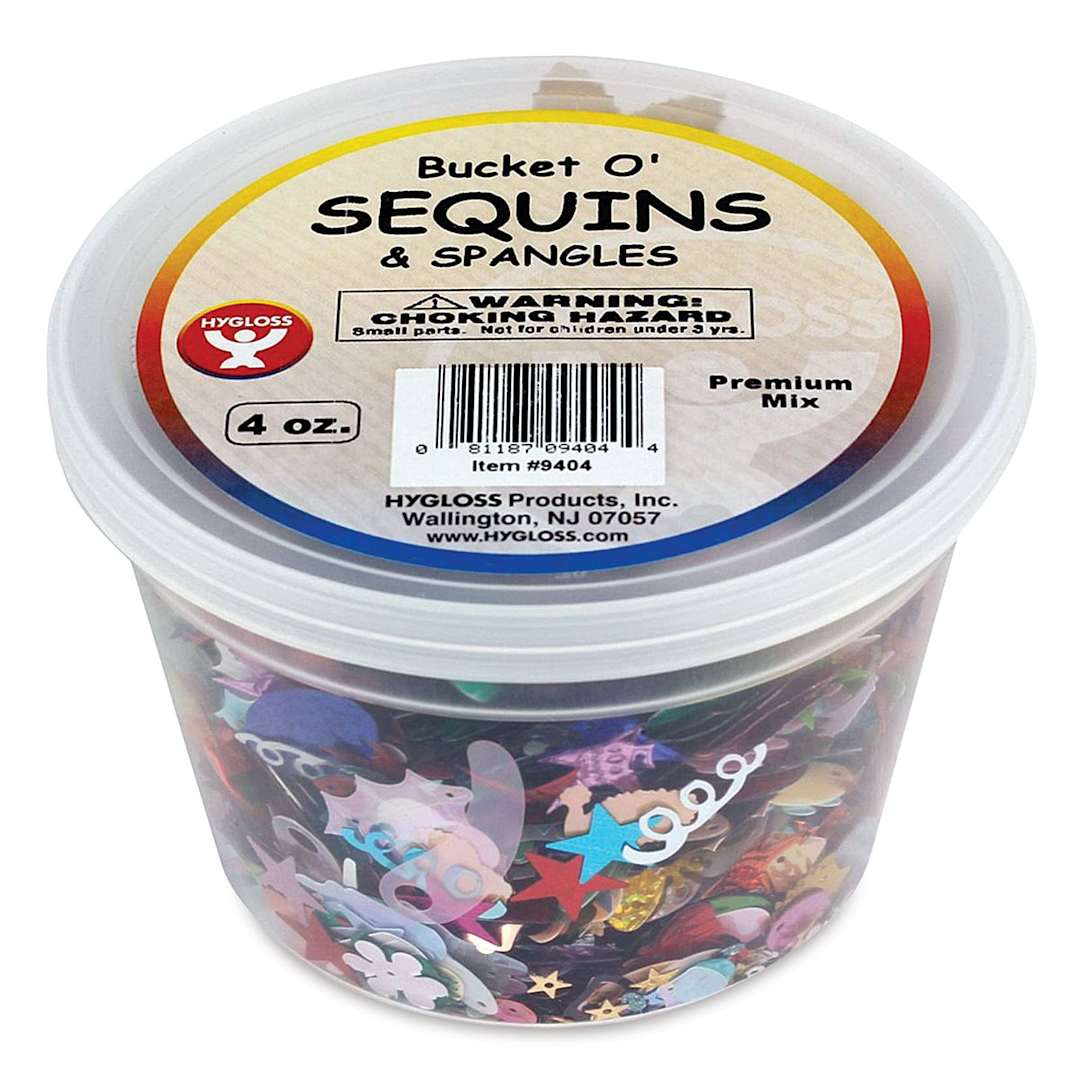 Open in modal - Hygloss Sequins and Spangles - 4 oz, Bucket