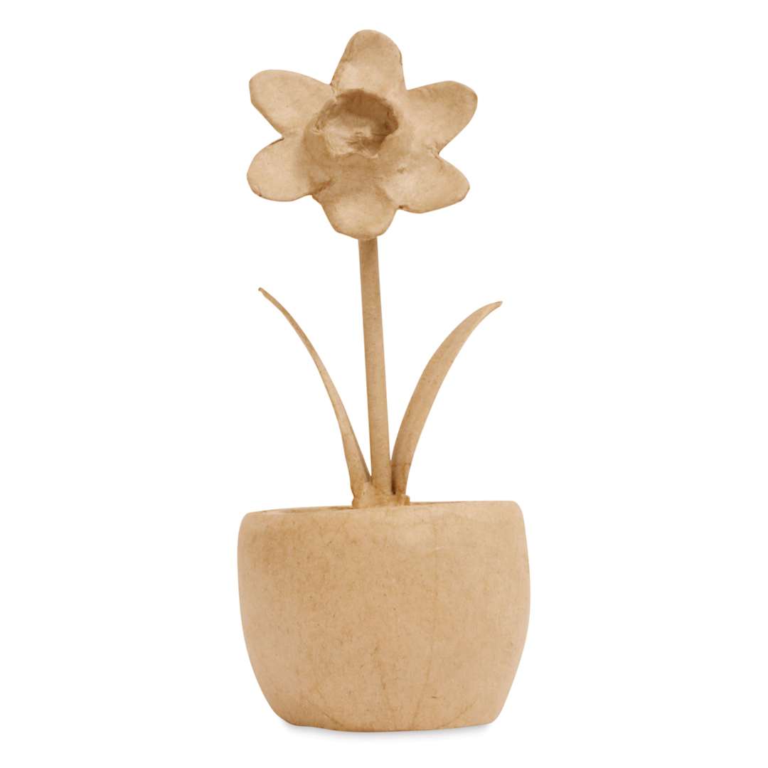 Open in modal - Decopatch Paper Mache Potted Flowers - Daffodil