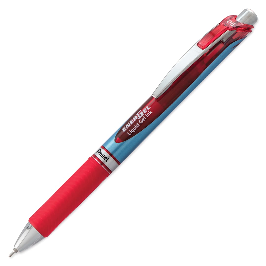 Open in modal - Pentel EnerGel RTX Gel Pen - Red, 0.5 mm