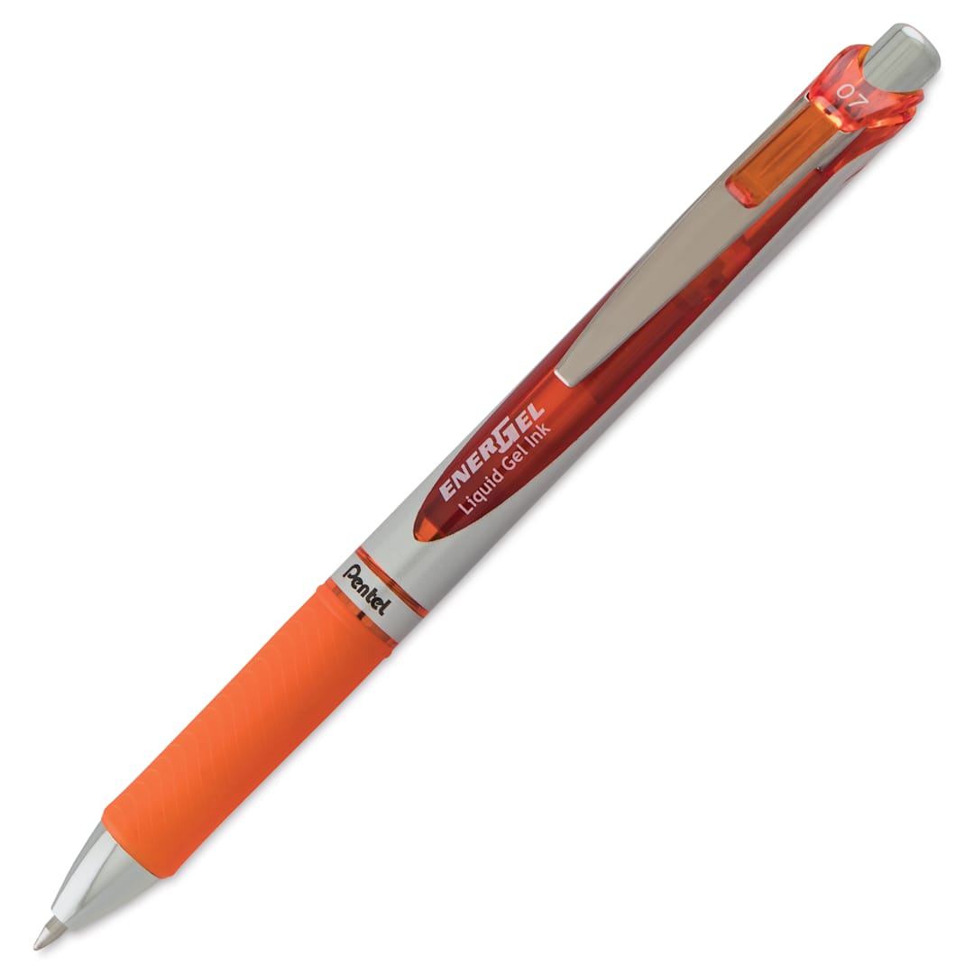 Open in modal - Pentel EnerGel RTX Gel Pen - Orange, 0.7 mm 