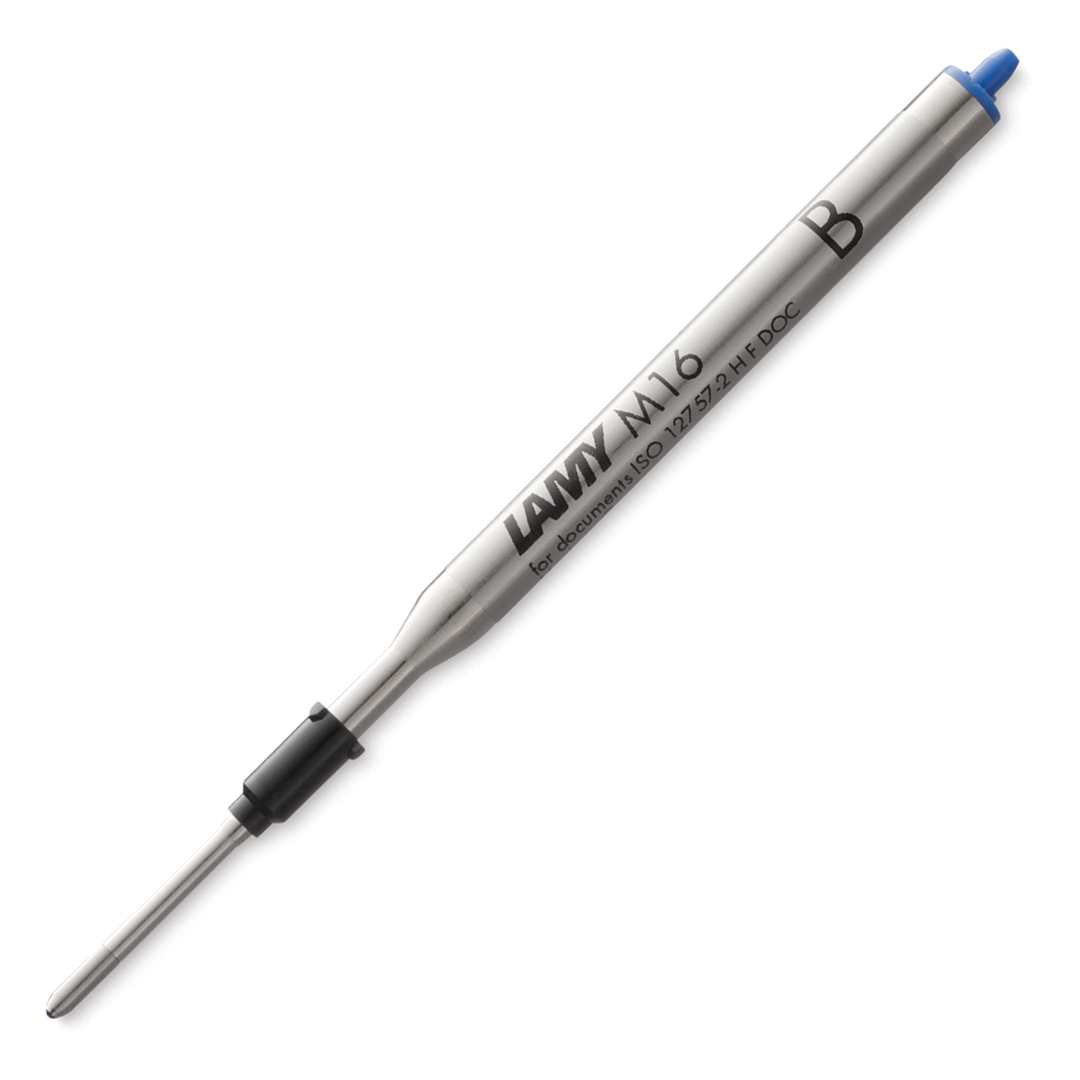 Open in modal - Lamy M16 Ballpoint Pen Refill - Blue, Medium Tip