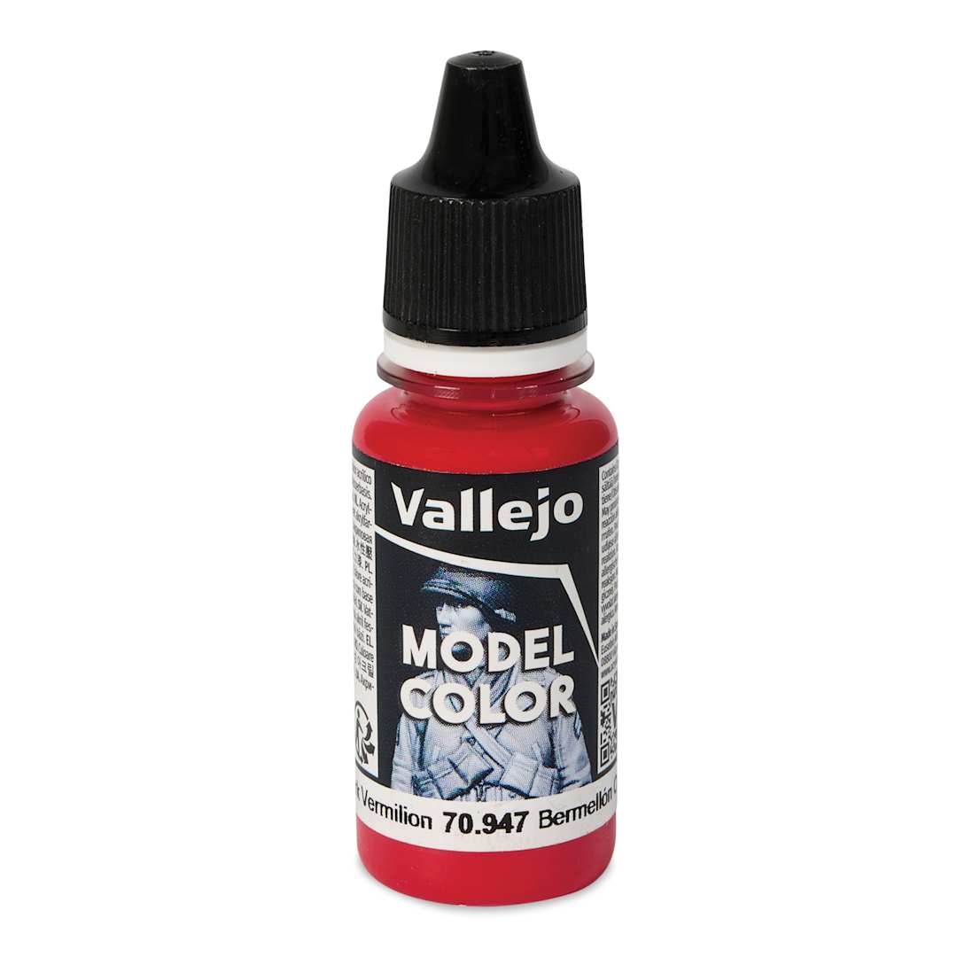 Open in modal - Vallejo Acrylic Model Color Paint - Dark Vermilion, 18 ml
