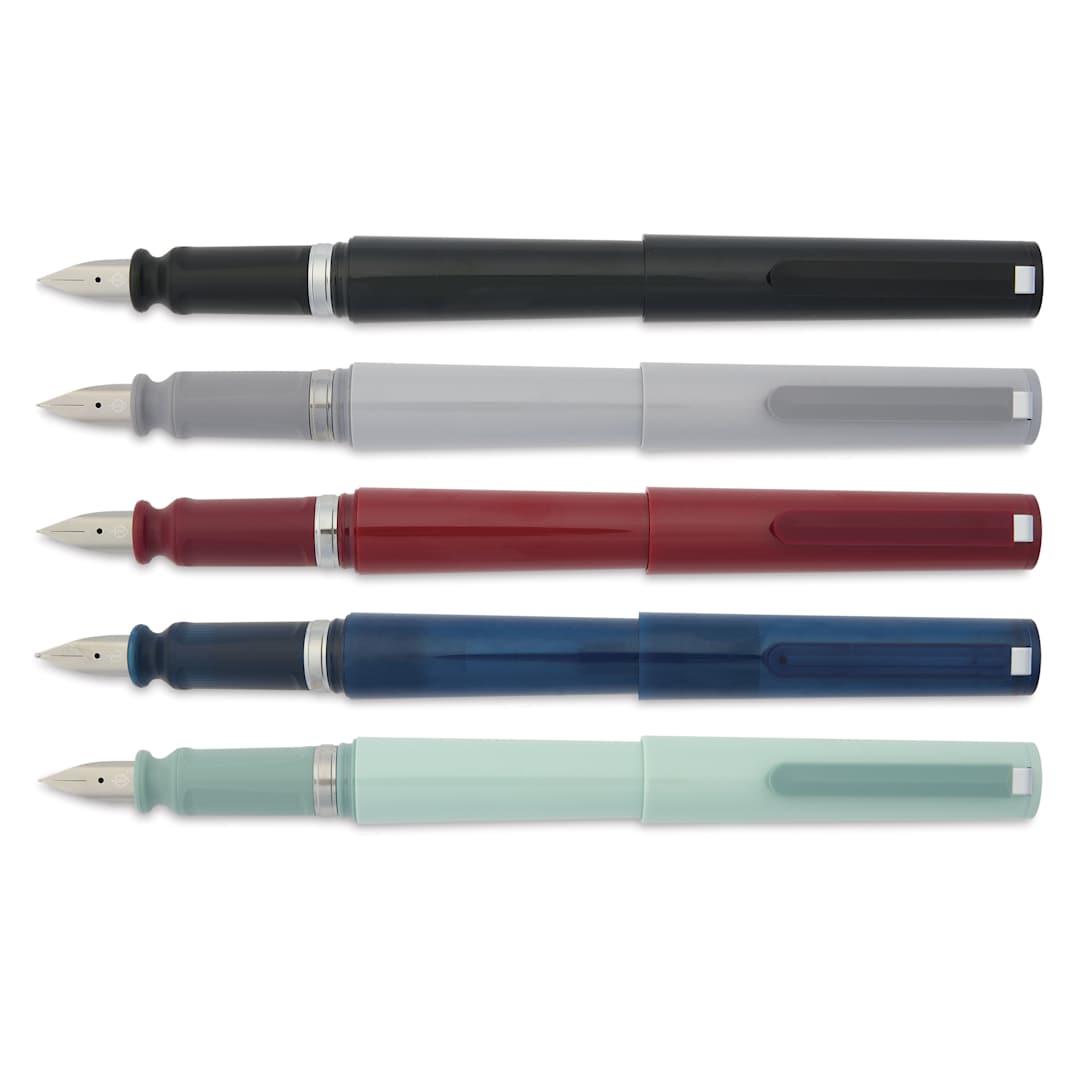 Open in modal - Sailor TUZU Adjust Fountain Pens laid out