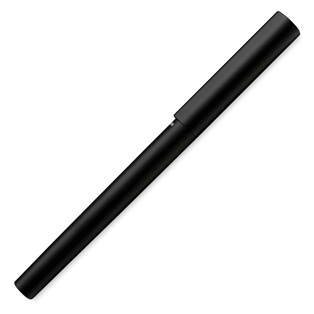 Open in modal - Pelikan Ineo Fountain Pen - Black Rock with cap on