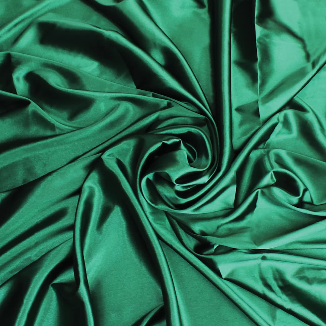 Open in modal - Camelot Stretch Charmeuse - Forest Green, 59" x 15 yds, rolled up