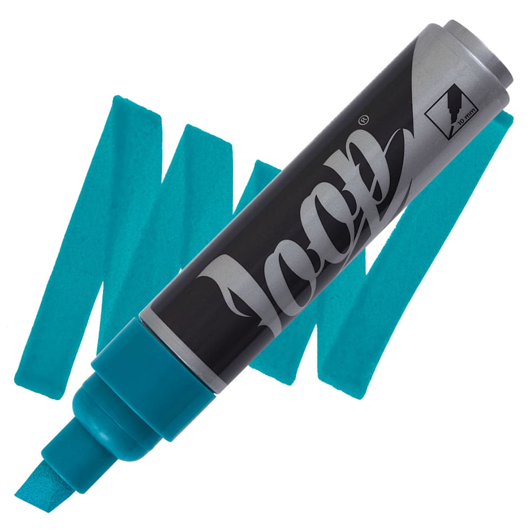 Open in modal - Loop Water-Based Acrylic Marker - Brescia, 10 mm marker and swatch