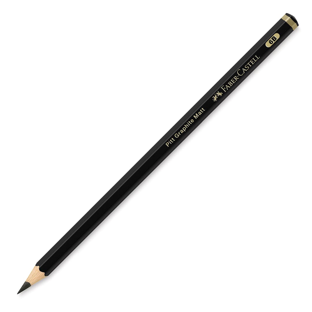 Open in modal - Faber-Castell Pitt Graphite Matte Pencil - 6B