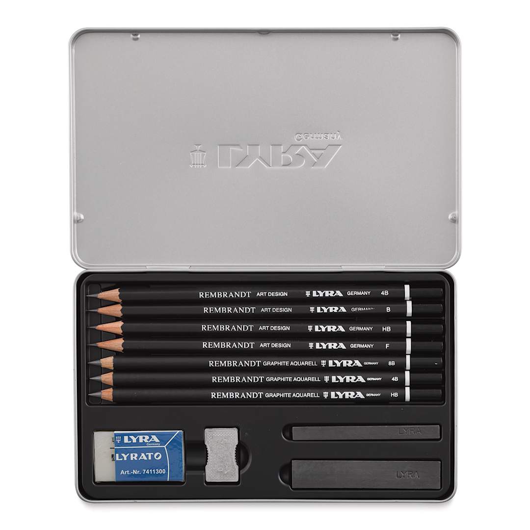 Open in modal - Lyra Rembrandt Graphite Pencils Set (set contents)