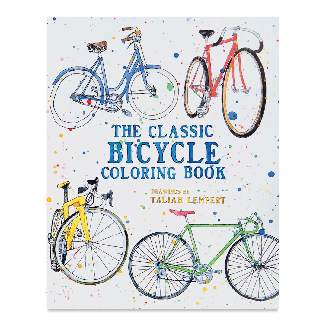 Open in modal - The Classic Bicycle Coloring Book, front cover