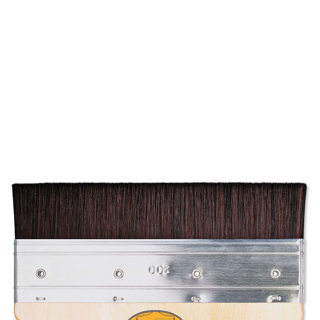 Open in modal - Da Vinci Top Acryl Restoration Brush - Mottler, Short Handle, Size 200, close up