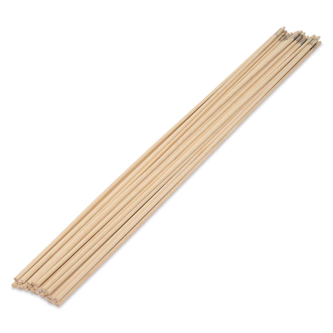 Open in modal - Bud Nosen Dowel Rods - 1/4" x 36", Pkg of 30