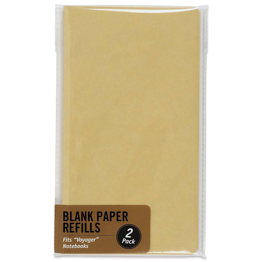 Open in modal - Peter Pauper Press Voyager Notebook Refills - Blank, 60 Pages, Pkg of 2