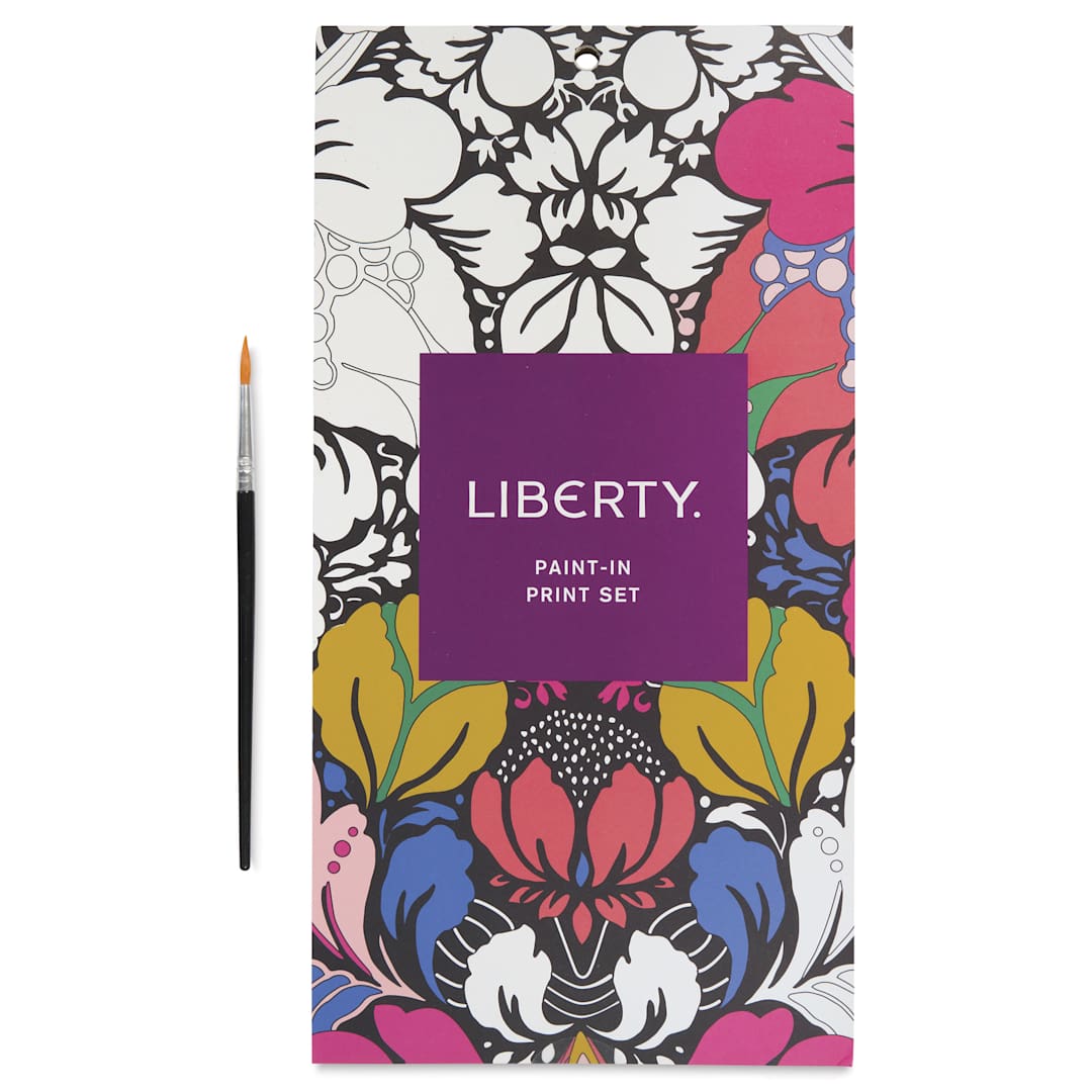 Open in modal - Galison Paint-In Card Set - Liberty, front of packaging