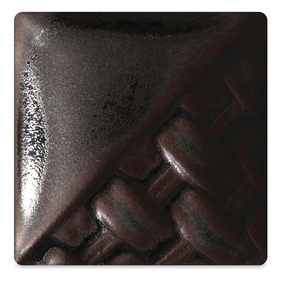 Open in modal - Mayco Stoneware Matte Glaze - Wrought Iron - fired at cone 6 oxidation