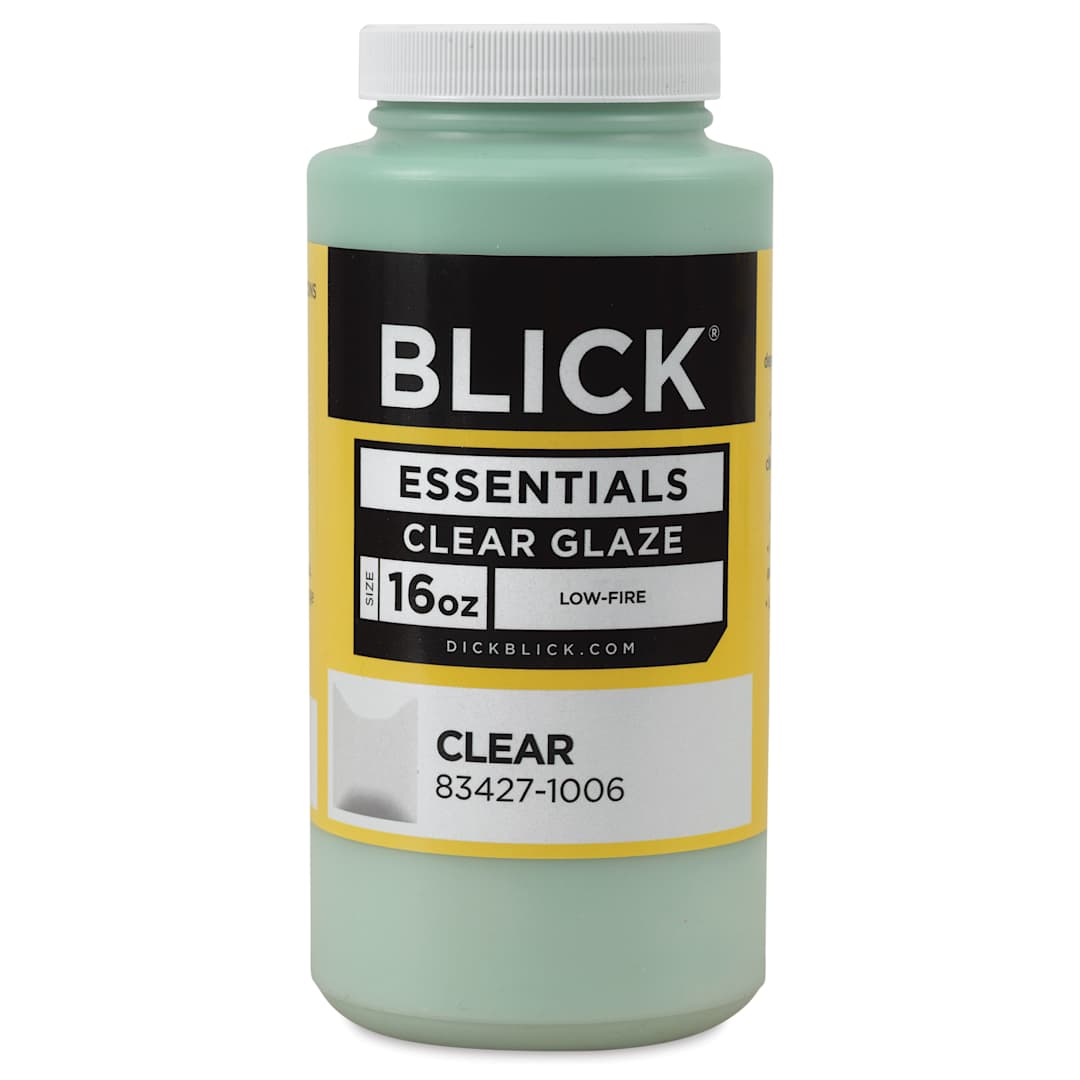 Open in modal - Blick Essentials Clear Glaze - 16 oz (Pint), front of bottle
