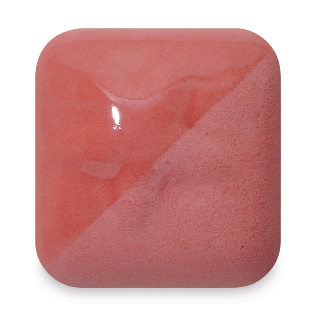 Open in modal - Laguna New Silky Underglaze - Rose, 4 oz fired to cone 6 oxidation