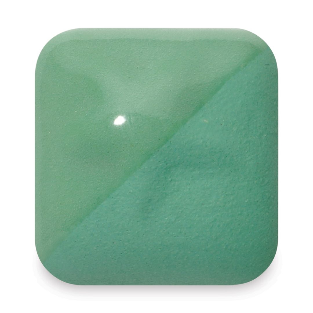 Open in modal - Laguna New Silky Underglaze - Spearmint, 16 oz fired to cone 6 oxidation
