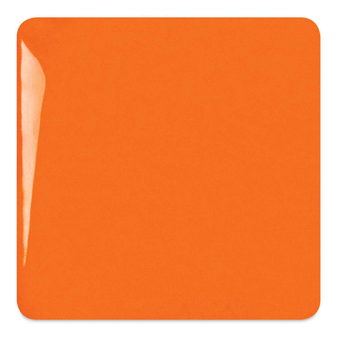 Open in modal - Speedball Studio Plus Glaze - Tangerine, 2 oz fired to cone 6 oxidation