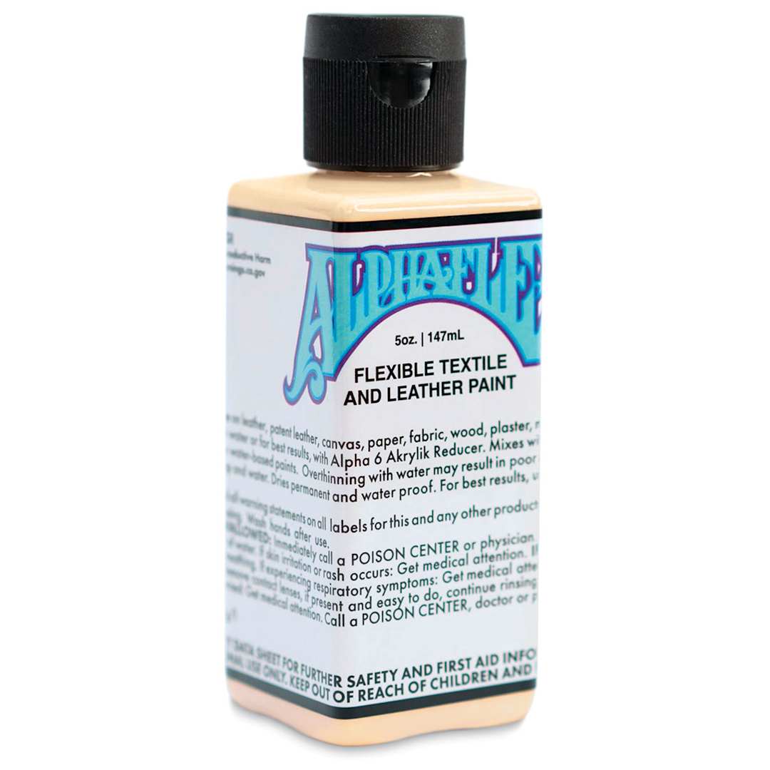 Open in modal - Alpha6 AlphaFlex Textile and Leather Paint - Orange Sherbet, 147 ml, Bottle