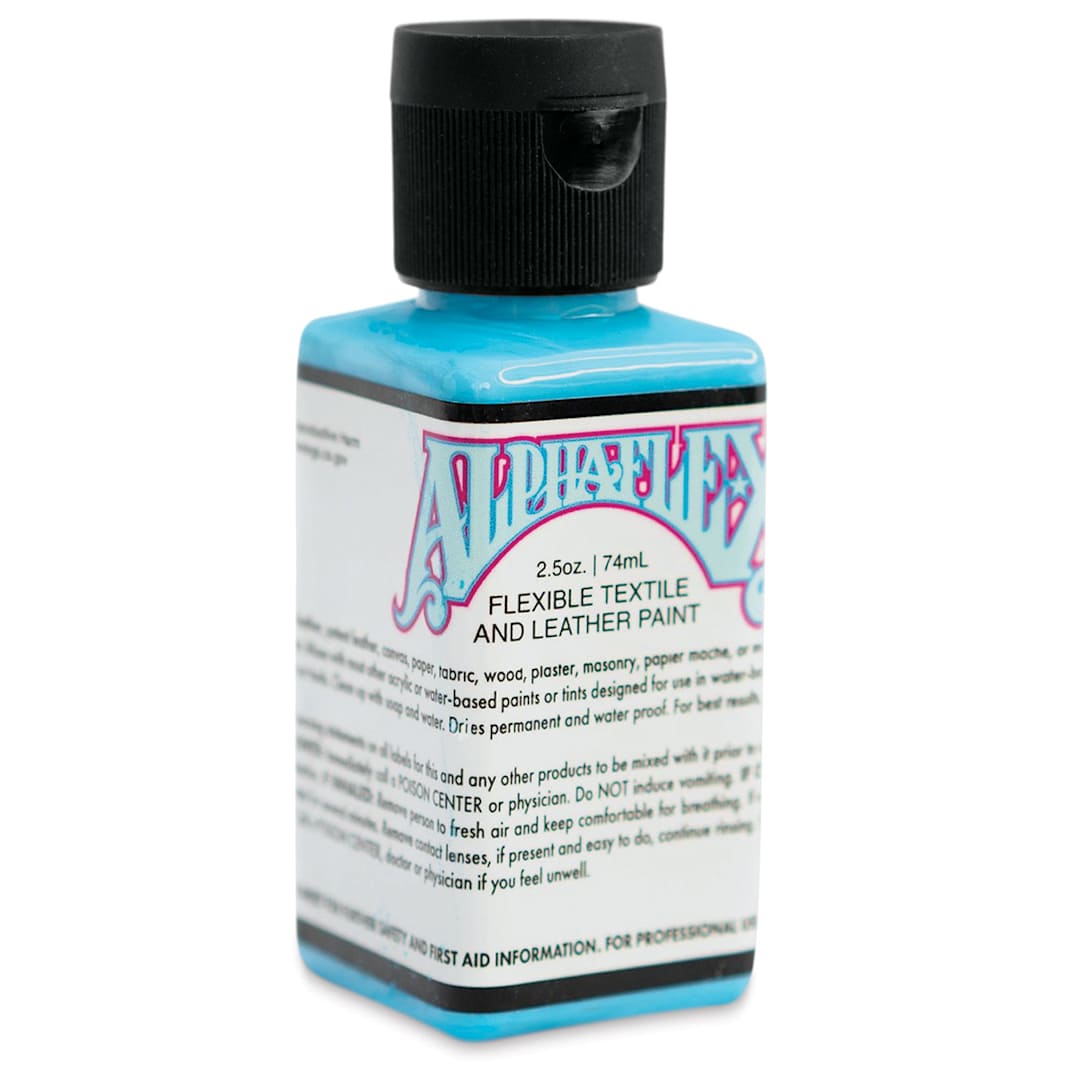 Open in modal - Alpha6 AlphaFlex Textile and Leather Paint - Light Blue, 74 ml, Bottle