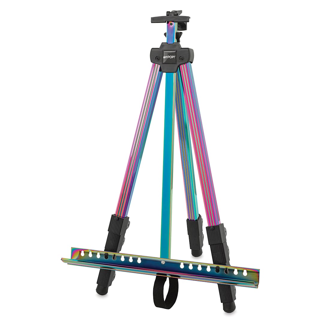 Open in modal - artPOP! Iridescent Tripod Floor Easel