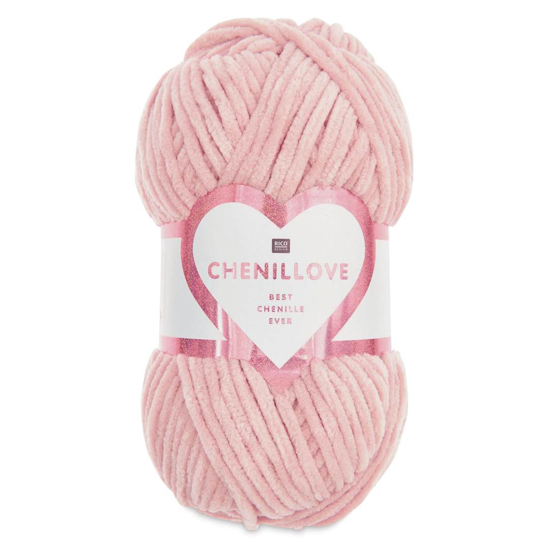 Open in modal - Rico Design Creative Chenillove Yarn - Pink, 120 yds