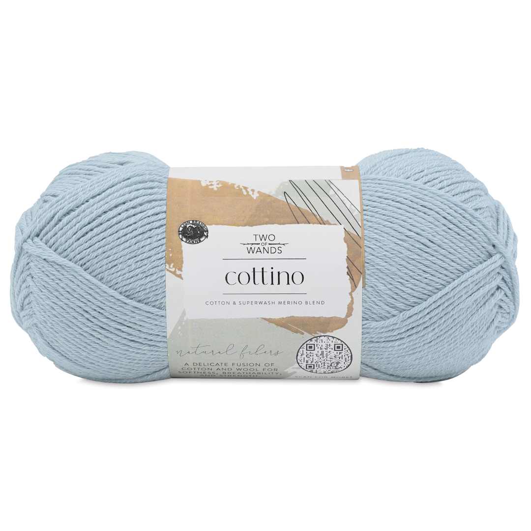 Open in modal - Lion Brand Cottino Yarn - Powder, 3.5 oz