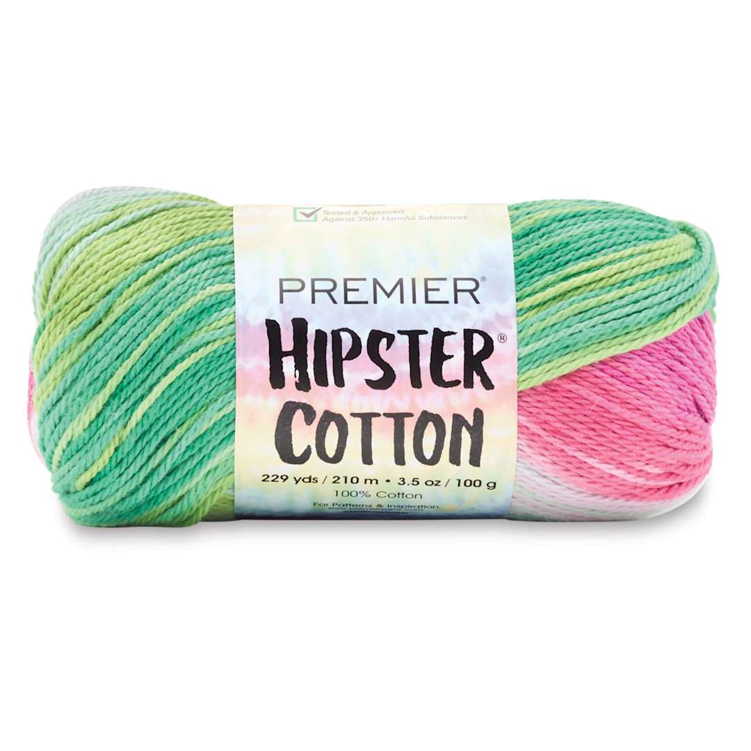 Open in modal - Premier Yarn Hipster Cotton Yarn - Popular, 229 yds