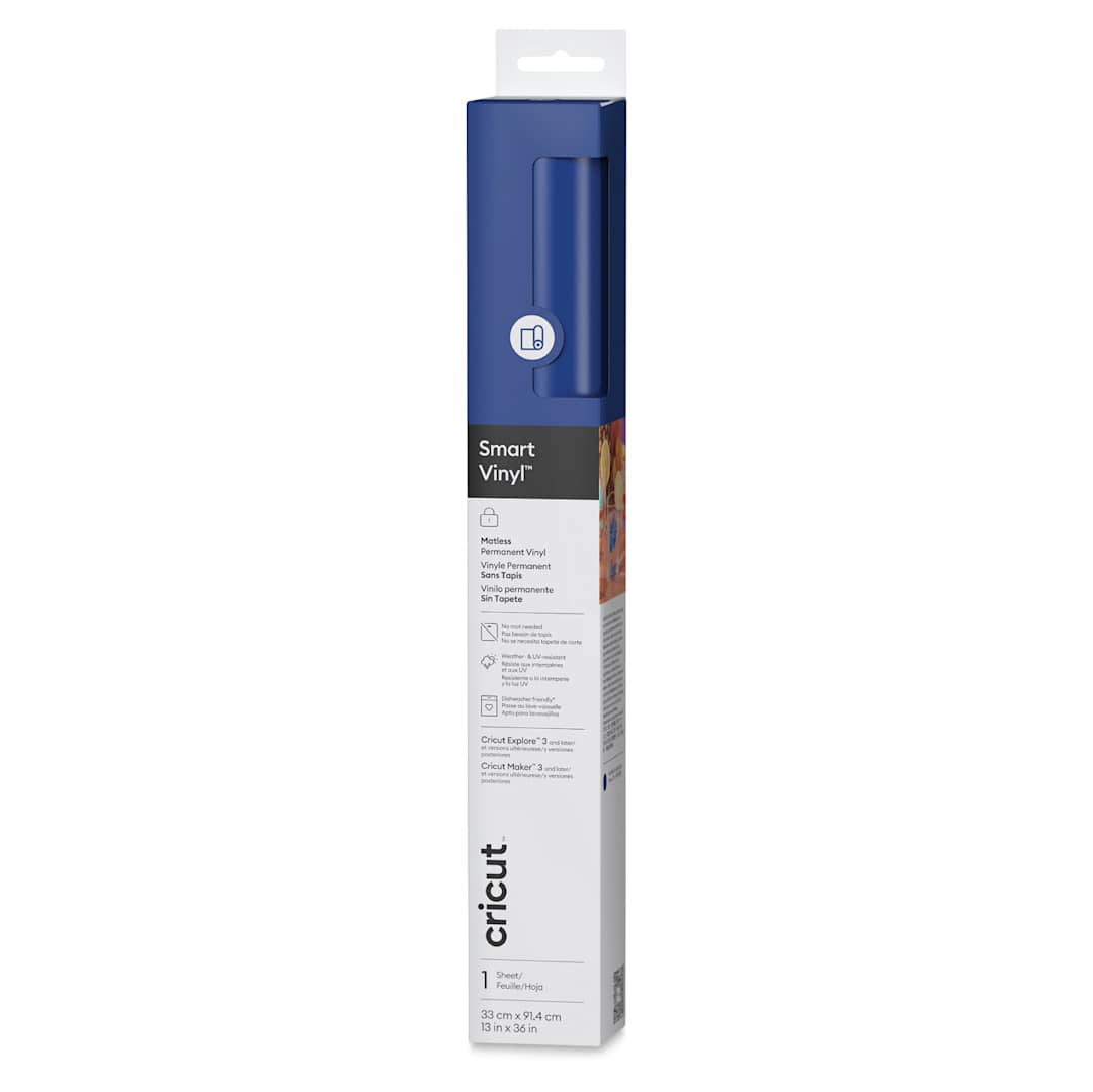 Open in modal - Cricut Permanent Smart Vinyl - Red, 13" x 3 ft, Roll