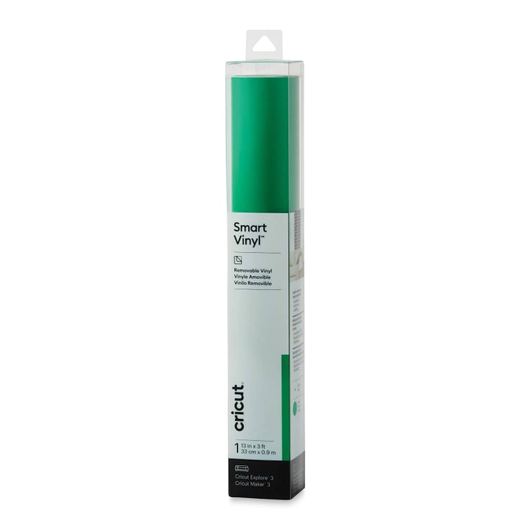 Open in modal - Cricut Removable Smart Vinyl - Grass, 13" x 3 ft, Roll (In packaging)