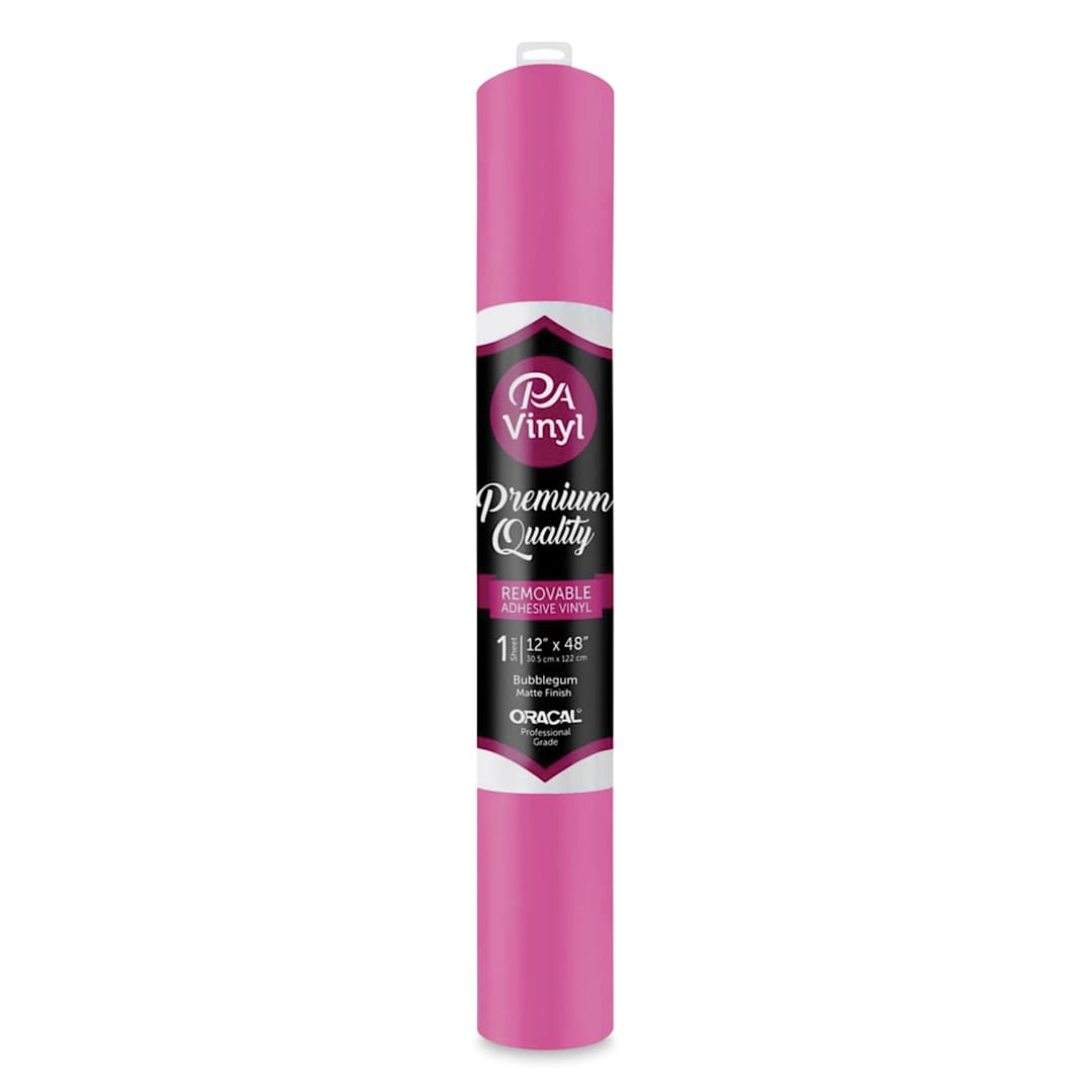 Open in modal - PA Vinyl Removable Vinyl - Matte Bubblegum, 12" W x 48" L