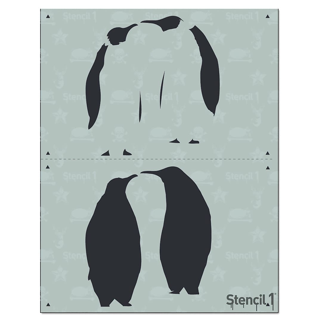 Open in modal - Stencil1 Multi-Layer Stencil, Penguins, 2 Layer