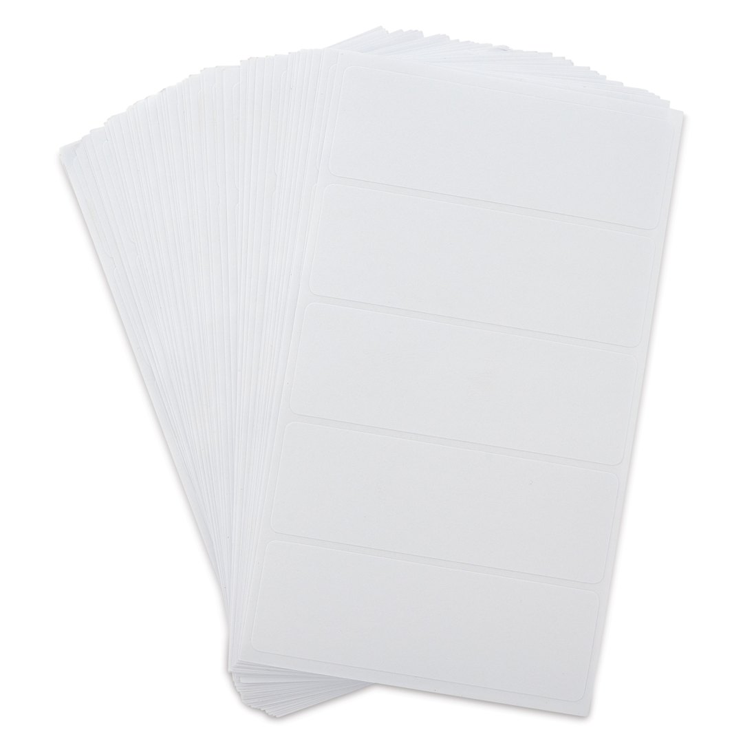 Open in modal - Charles Leonard Self-Adhesive All Purpose Removable Labels - Pkg of 250, 1" x 3"