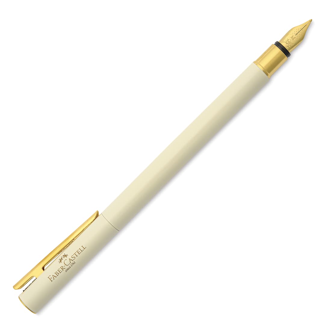 Open in modal - Faber-Castell Neo Slim Fountain Pen - Marshmallow, Medium Tip