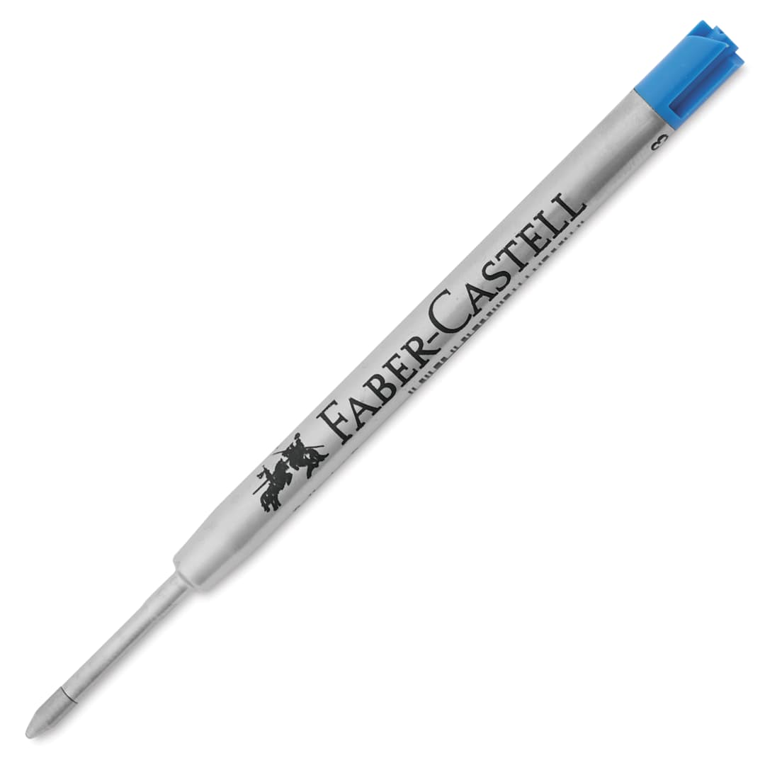 Open in modal - Faber-Castell Ballpoint Pen Refill - Blue, Medium Tip