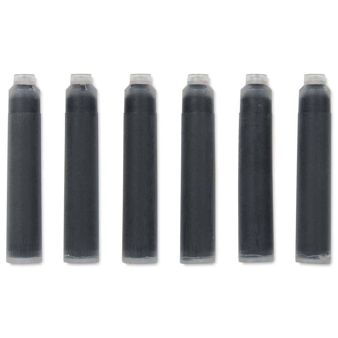 Open in modal - Graf von Faber-Castell Fountain Pen Cartridges - Stone Grey, Pkg of 6