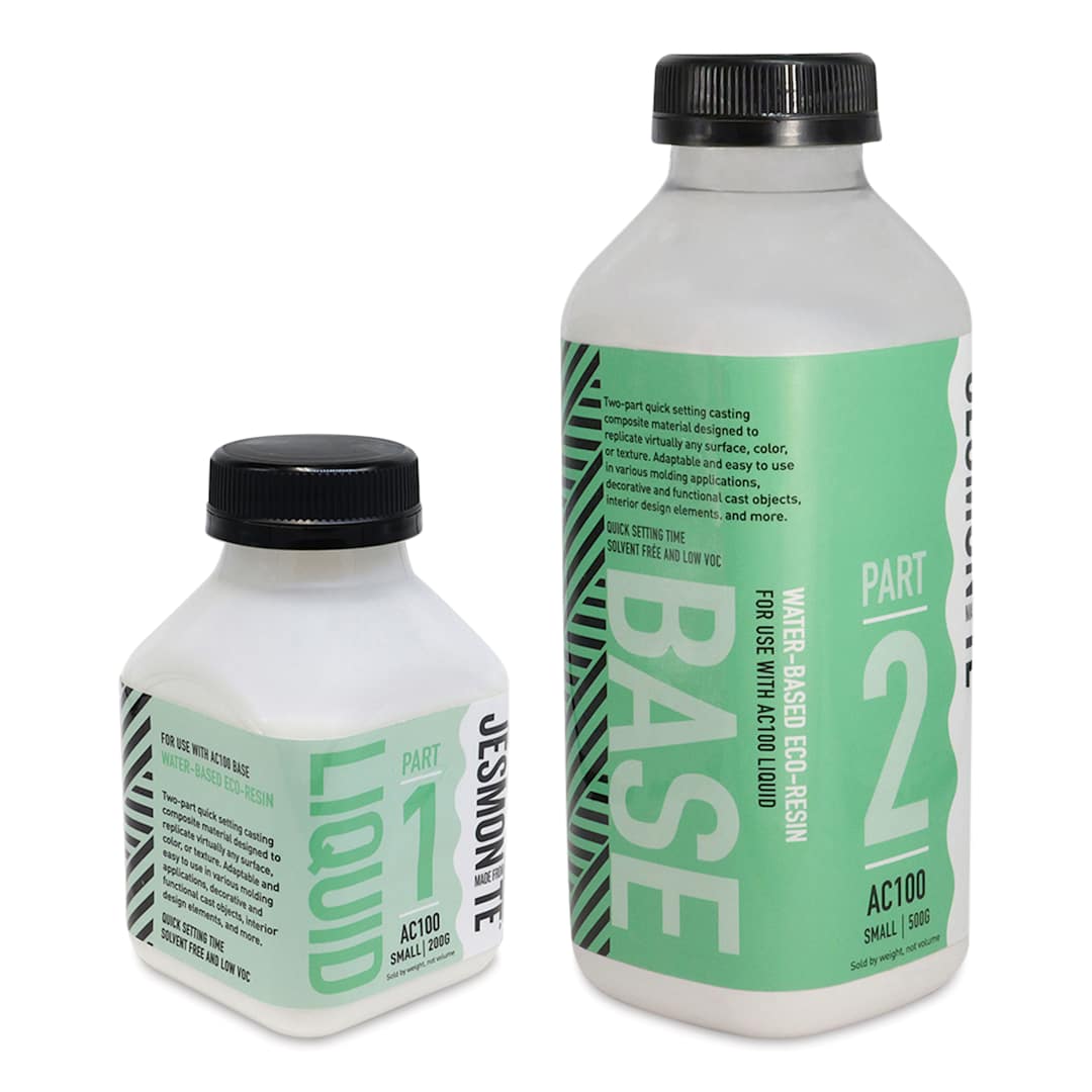 Open in modal - Jesmonite AC100 Eco-Resin - Base, Small, 500 g Bottle with acrylic liquid (sold separately)