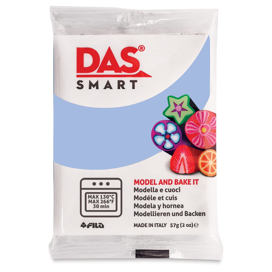 Open in modal - DAS Smart Polymer Clay Quartz Blue 2 oz