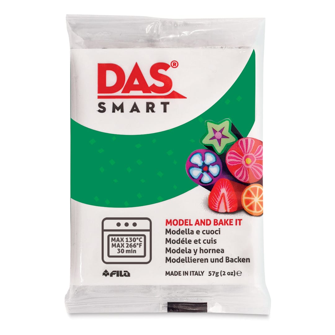 Open in modal - DAS Smart Polymer Clay - Green Glitter, 2 oz