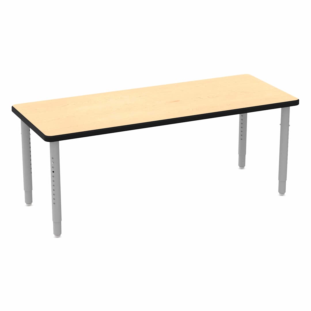 Open in modal - WB Mfg ELO Rectangle Table - Hardrock Maple Top, Medium