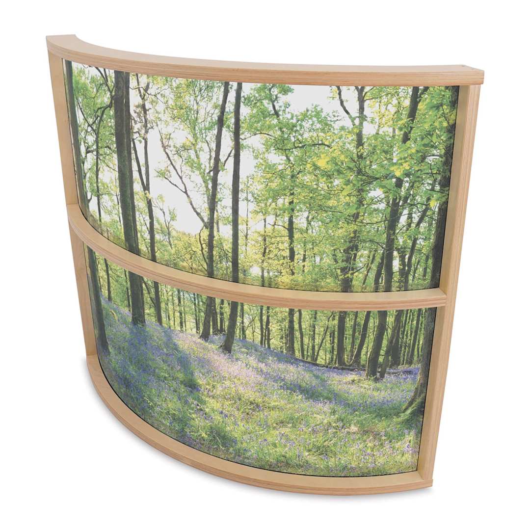 Open in modal - Whitney Brothers Nature View Curved Divider Panel